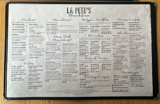 L.A. Pete’s menu 3