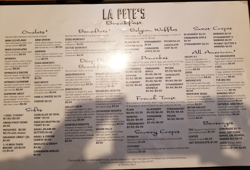 L.A. Pete’s menu 6